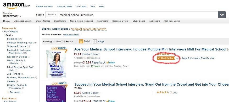 Amazon number 1 best seller.