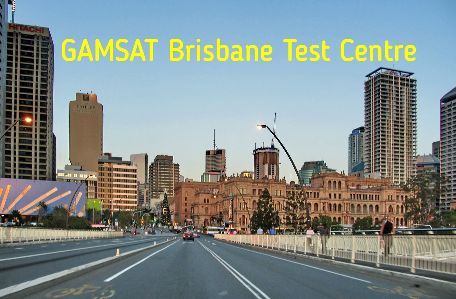 Where is GAMSAT held in Brisbane?