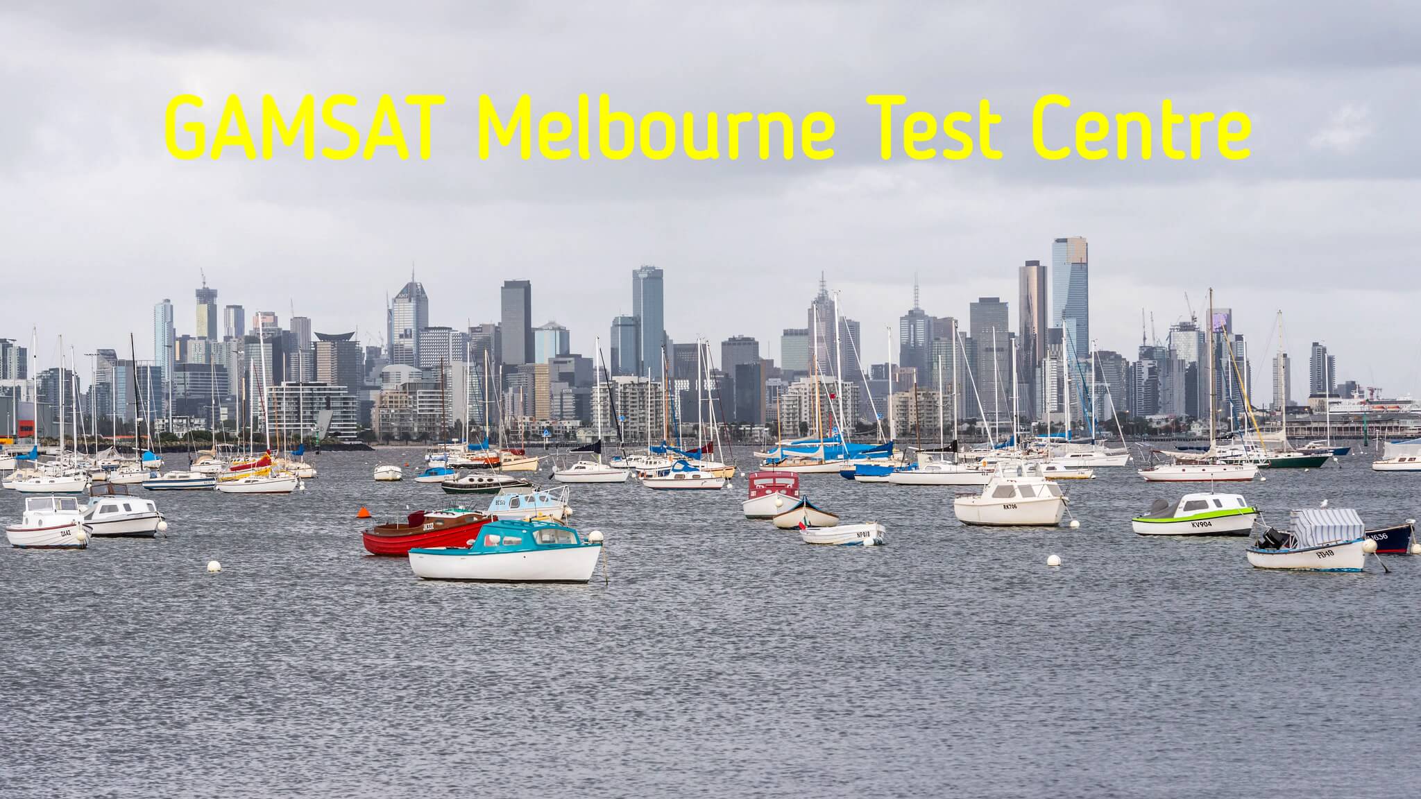 Where is GAMSAT held in Melbourne?