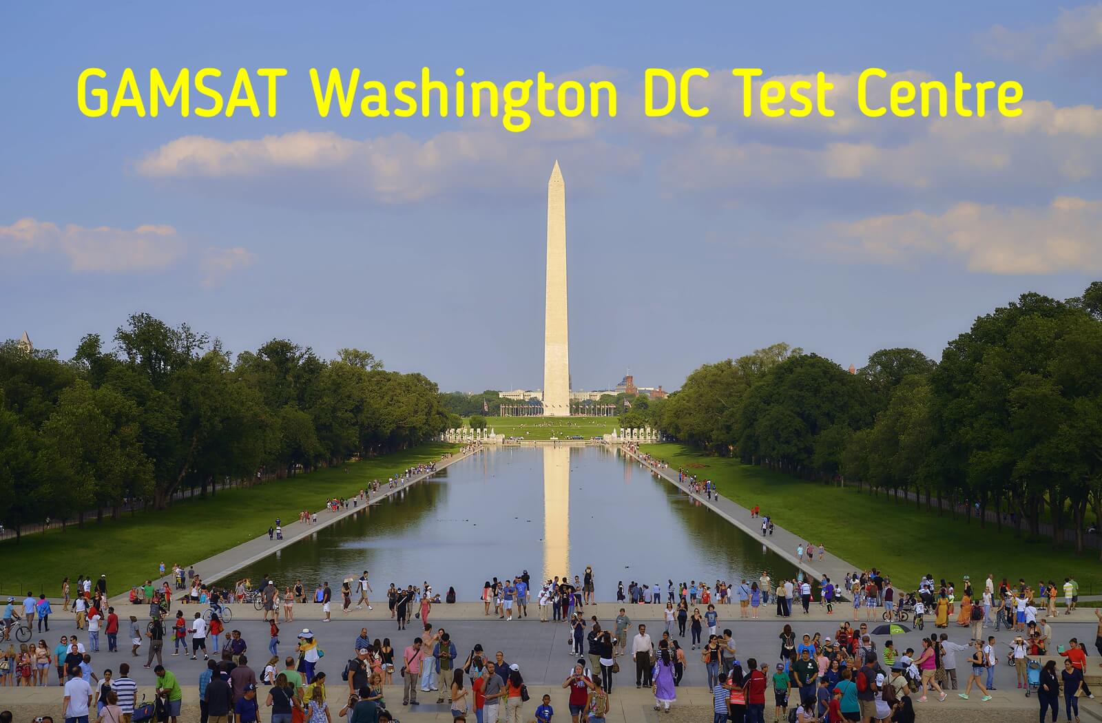 Where is GAMSAT held in Washington DC?